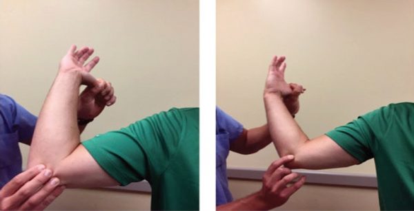 Elbow joint examination