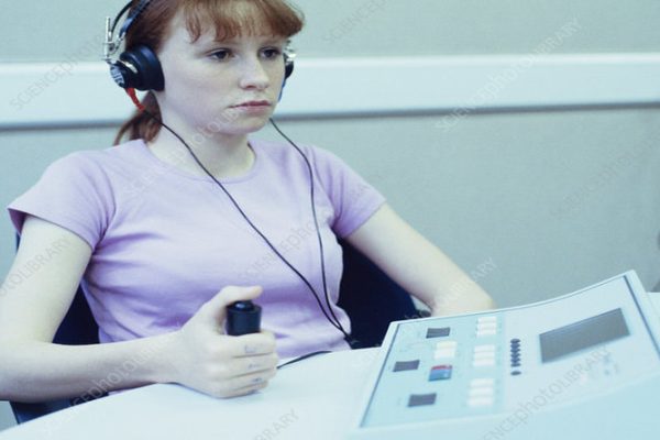 pure tone audiometry examination